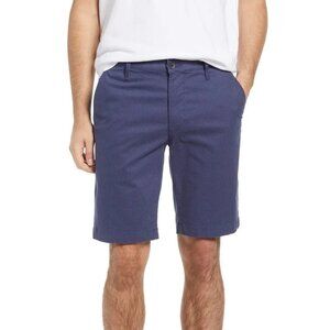 AG Adriano Goldschmeid Mens Blue Flat Front Pockets Bermuda Shorts Sz 28 New